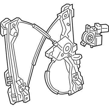 2016 Chevrolet Volt Window Regulator - 84585093