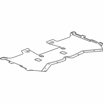 GM 85518981 DEFLECTOR ASM-U/B RR AIR