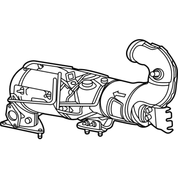 2023 GMC Sierra Catalytic Converter - 40009310