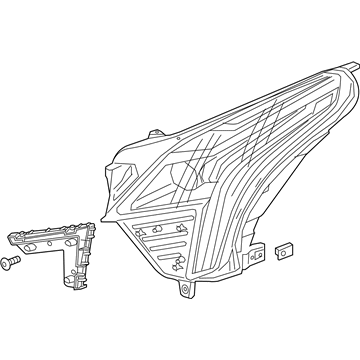 GM 23386130 Headlamp Assembly