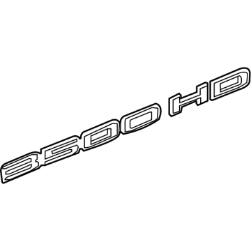 GM 84337655 Plate Assembly, Front S/D Wt Class Na *Chrome M