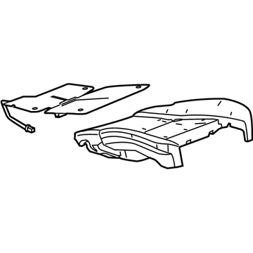 Cadillac CTS Occupant Detection Sensor - 23434154