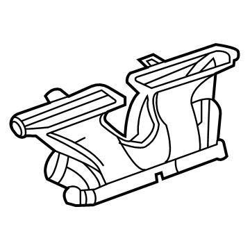 GM 84185249 Duct, W/S Defr Otlt