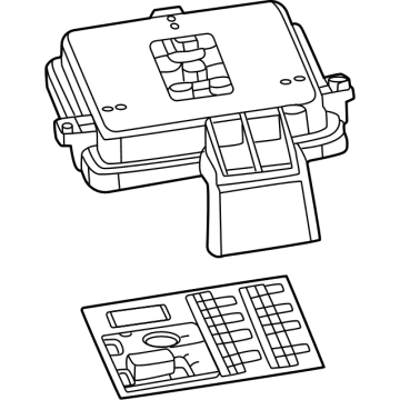 GM 85573518 COVER-ENG WRG HARN FUSE BLK