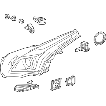 GM 84319717 Front Headlight Assembly