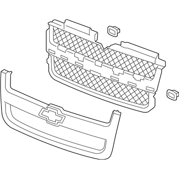 GM 19121044 Grille Kit,Radiator