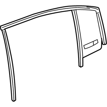 GM 21992710 Channel Asm,Rear Side Door Window