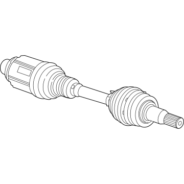 GM 84422106 Front Driver Side Half, Shaft Assembly