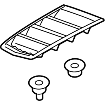 GM 23208445 Scoop Assembly, Hood Air *Green N