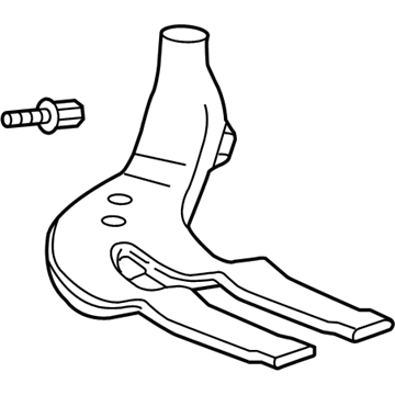 GM 13293443 Duct, Floor Rear Air Outlet