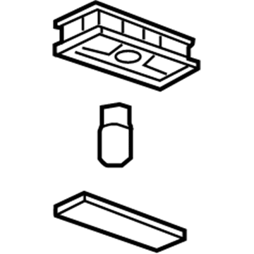 GM 84287957 Lamp Assembly, Ctr Rdg *Wheat