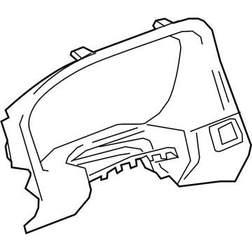 GM 84121075 Plate Assembly, Instrument Panel Cluster Trim *Combat