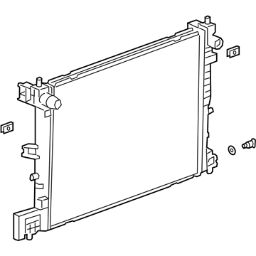 GM 84551762 Engine Radiator Assembly