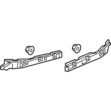 GM 22744616 Bracket Assembly, Rear Bumper Fascia Center