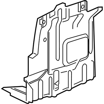 GM 42353386 Shield, Front Wheelhouse Splash