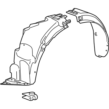 GM 42702454 Liner Assembly, Front W/H