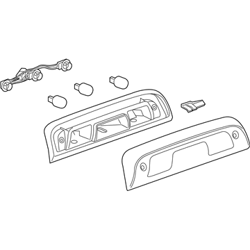 GM 84900397 Lamp Assembly, High Mt Stop & Cargo