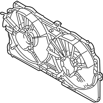 1999 Pontiac Grand Prix Fan Shroud - 12367288