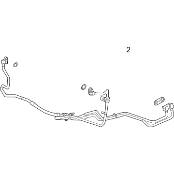 2023 Chevrolet Tahoe Automatic Transmission Oil Cooler Line - 85569816