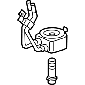 2018 Cadillac CT6 Engine Oil Cooler - 12688093