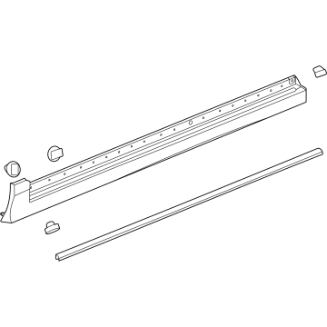 GM 42810332 MOLDING ASM-RKR PNL