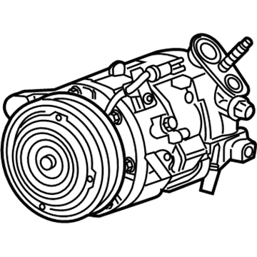 2020 Cadillac XT5 A/C Compressor - 86792432