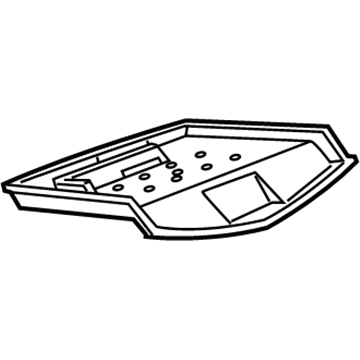 GM 23239722 Liner, Instrument Panel Center Compartment