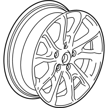 GM 84450624 Wheel, Front & Rr