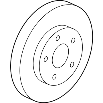 2015 Cadillac ATS Brake Disc - 13547578