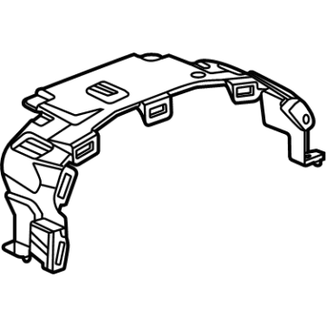 GM 84246150 Plate, I/P Cstr Upr Tr *Black