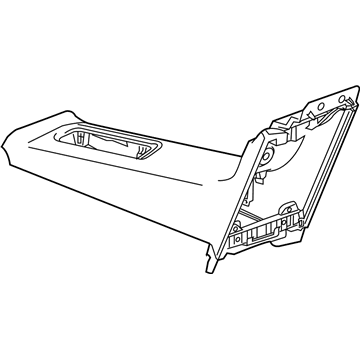 GM 23170999 Armrest Assembly, Rear Floor Console *Cashmere E