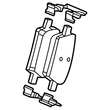 GM 84945156 PAD KIT-RR DISC BRK