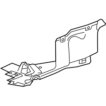 GM 95230625 Extension, Front Wheelhouse Liner Inner Front