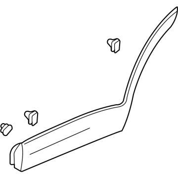 GM 42810363 MOLDING ASM-RR S/D LWR