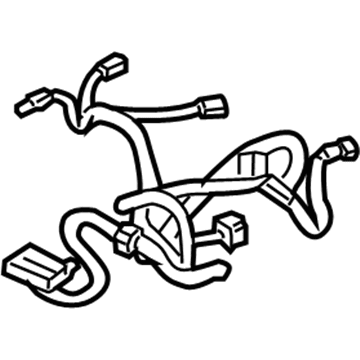 GM 25892833 Harness Assembly, Driver Seat Wiring