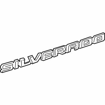 2021 Chevrolet Silverado Emblem - 85631647