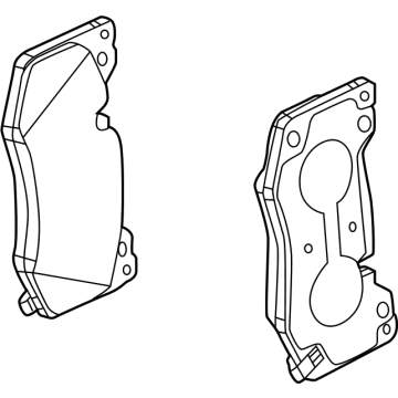 2024 Chevrolet Corvette Brake Pad - 86820766