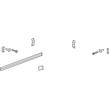 GM 25862195 Rail Kit, Cargo Carrier Pick Up Box Front