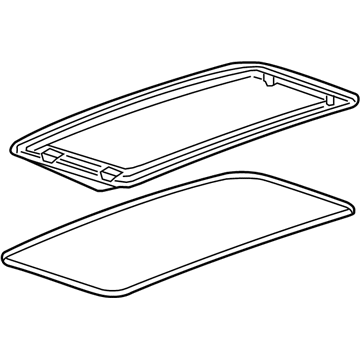 GM 23458155 Window Assembly, Sun Roof