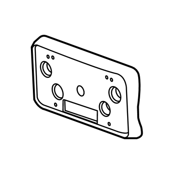 GM 84428906 Bracket Assembly, Front Lic Plt