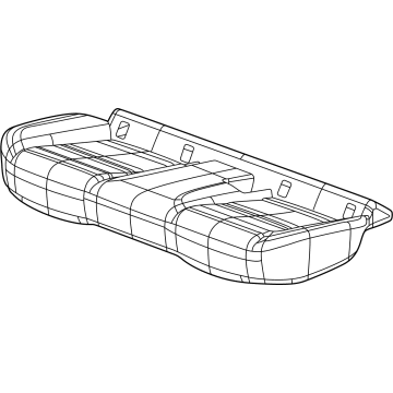 GM 84955094 Cover Assembly, R/Seat Cush *Black