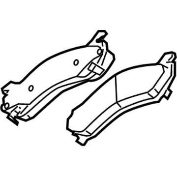 Chevrolet Silverado Brake Pad - 19433095