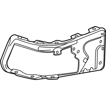 GM 84939173 BRACKET-RR BPR IMP BAR