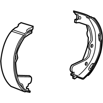 2022 Chevrolet Silverado Parking Brake Shoe - 84523897