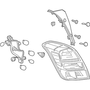 GM 42599455 Lamp,Rear Stop