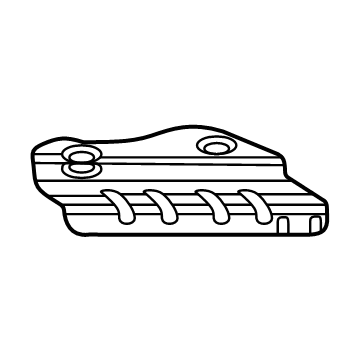 GM 84791563 Bracket, Rear Bpr Fascia T/Lp Opg