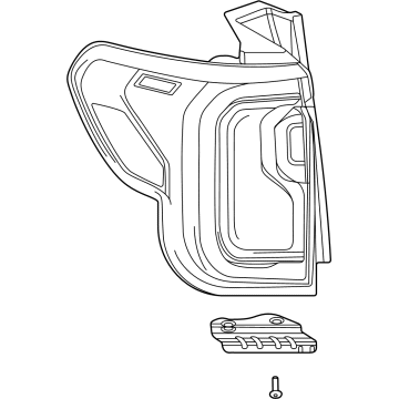 GMC Acadia Back Up Light - 84746546