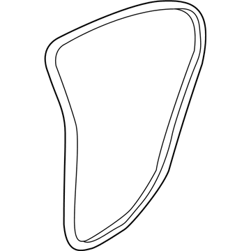 GM 92253116 Weatherstrip,Rear Side Door