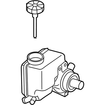 2003 Pontiac Bonneville Power Steering Pump - 19433018