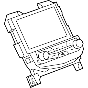 GM 90923583 Control,Amplitude Modulation/Frequency Modulation Stereo Radio